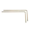 Brass Dowsing L Rod without Handle (Thickness 8 MM)