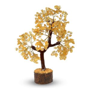 Original Yellow Citrine Crystal Tree (300 Beads) - Energized