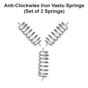 Anti-Clockwise Iron Vastu Springs - Set of 3