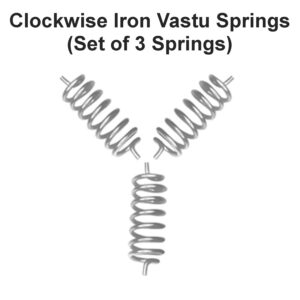 Clockwise Iron Vastu Springs - Set of 3