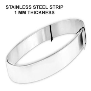 Stainless Steel Strip - 1 MM Thickness - 1 Inch Width (Choose Length From Options)