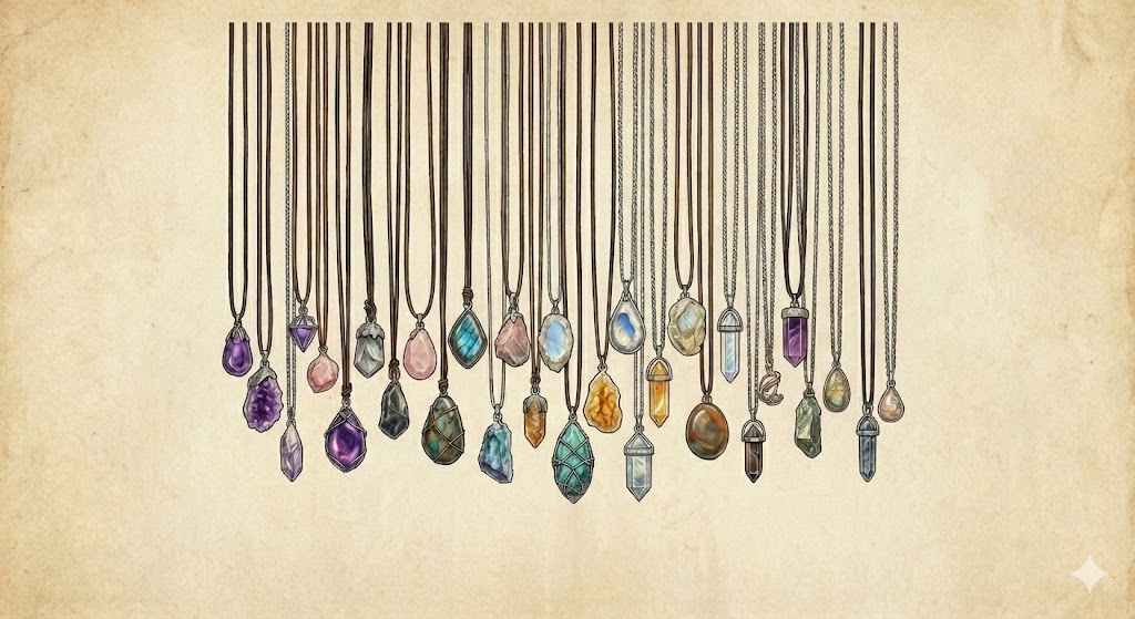 Crystal Stones Pendants