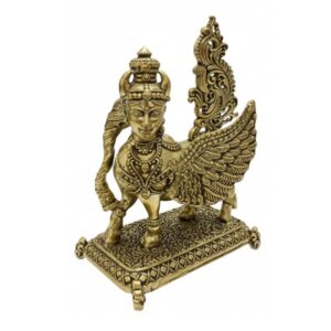 Brass Kamdhenu Cow with Wings (Two Sizes Available)