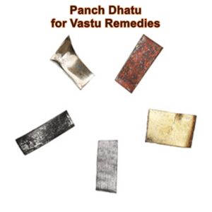 Panch Dhatu for Vastu Remedies (Gold, Silver, Copper, Zinc and Iron)