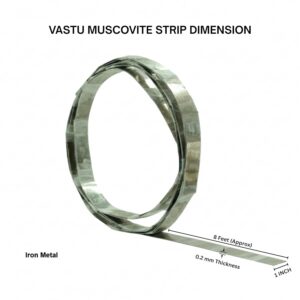 Iron Muscovite Metal Strip (1 Inch Width, 8 Feet Length, 0.20 MM Thickness)