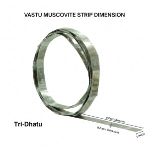 Tridhatu Muscovite Strip (Length 8 feet, Width 1 inch, thichness 0.20 mm)