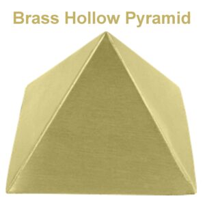 Hollow Brass Pyramid (2 inch to 9 Inch Sizes Available)