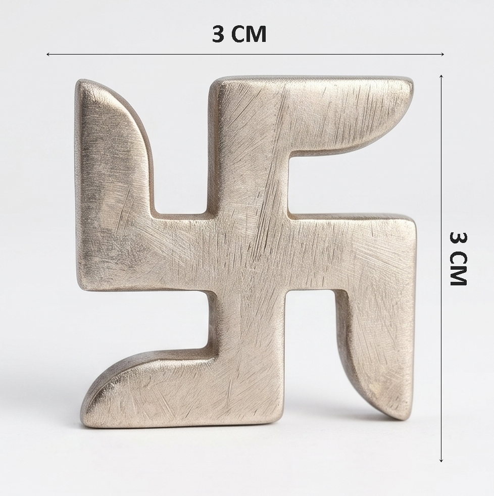 Mercury Swastik (Parad Swastik) – 3x3 CM - Image 2
