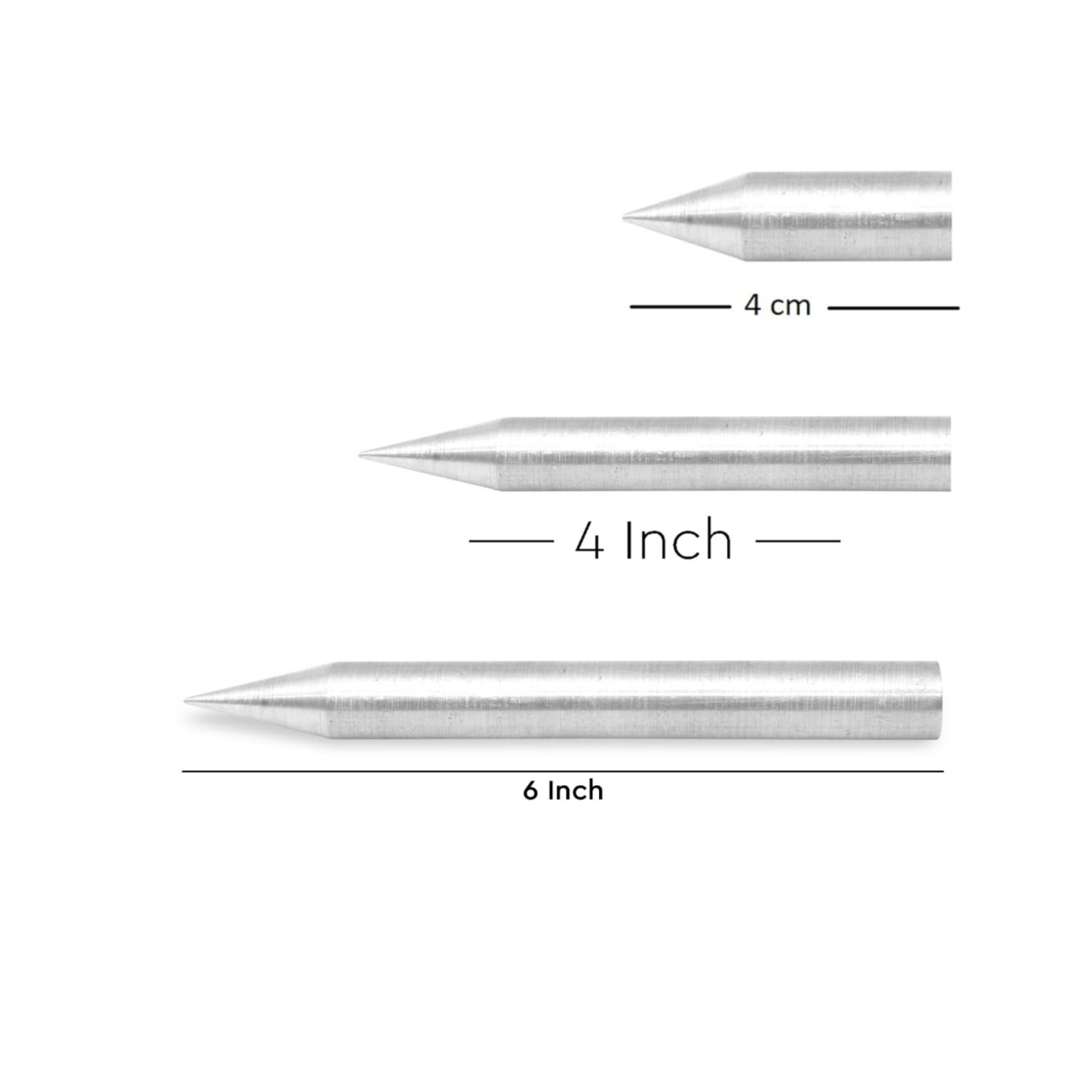 Aluminium Keel Shape Rod for Vastu Remedies - 16 MM Diameter (Three Sizes Available)