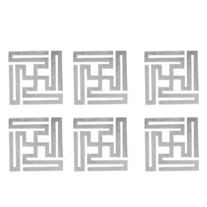 Tri Dhatu Nandavrat Swastik (Size 1 Inches)